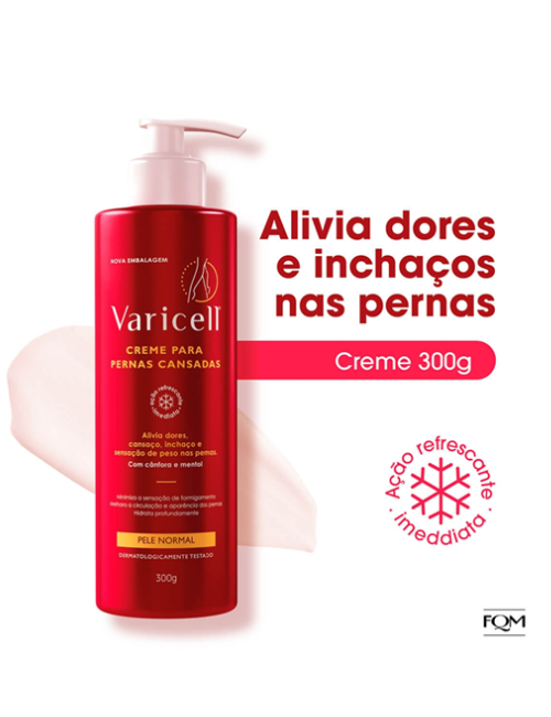 VARICELL CREME PERNAS CANSADAS 300G