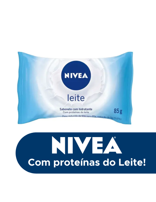 SABONETE NIVEA 85G LEITE