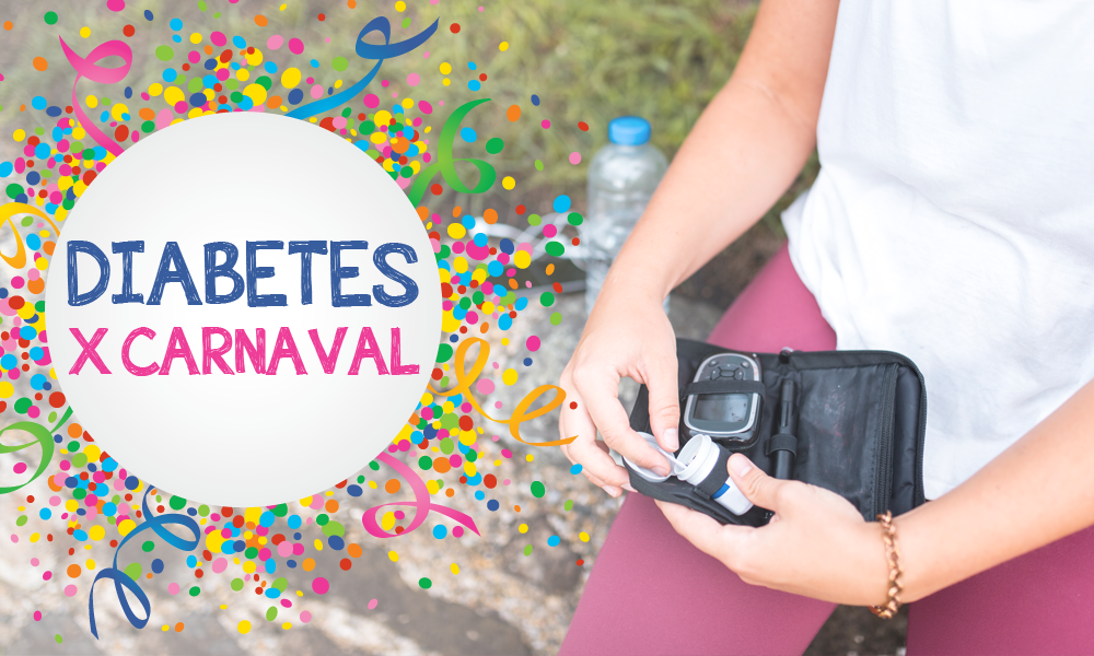 Oriente os clientes com diabetes sobre os cuidados durante o Carnaval