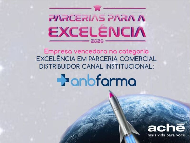 ANB Farma ganha prêmio do Aché Laboratórios